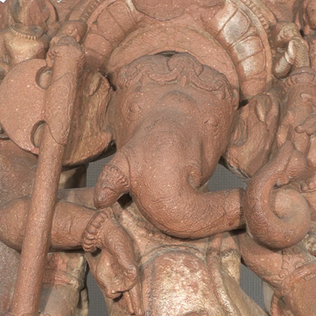 Ganesha Sculpture | 10th Century Hindu Elephant God Temple Art Replica