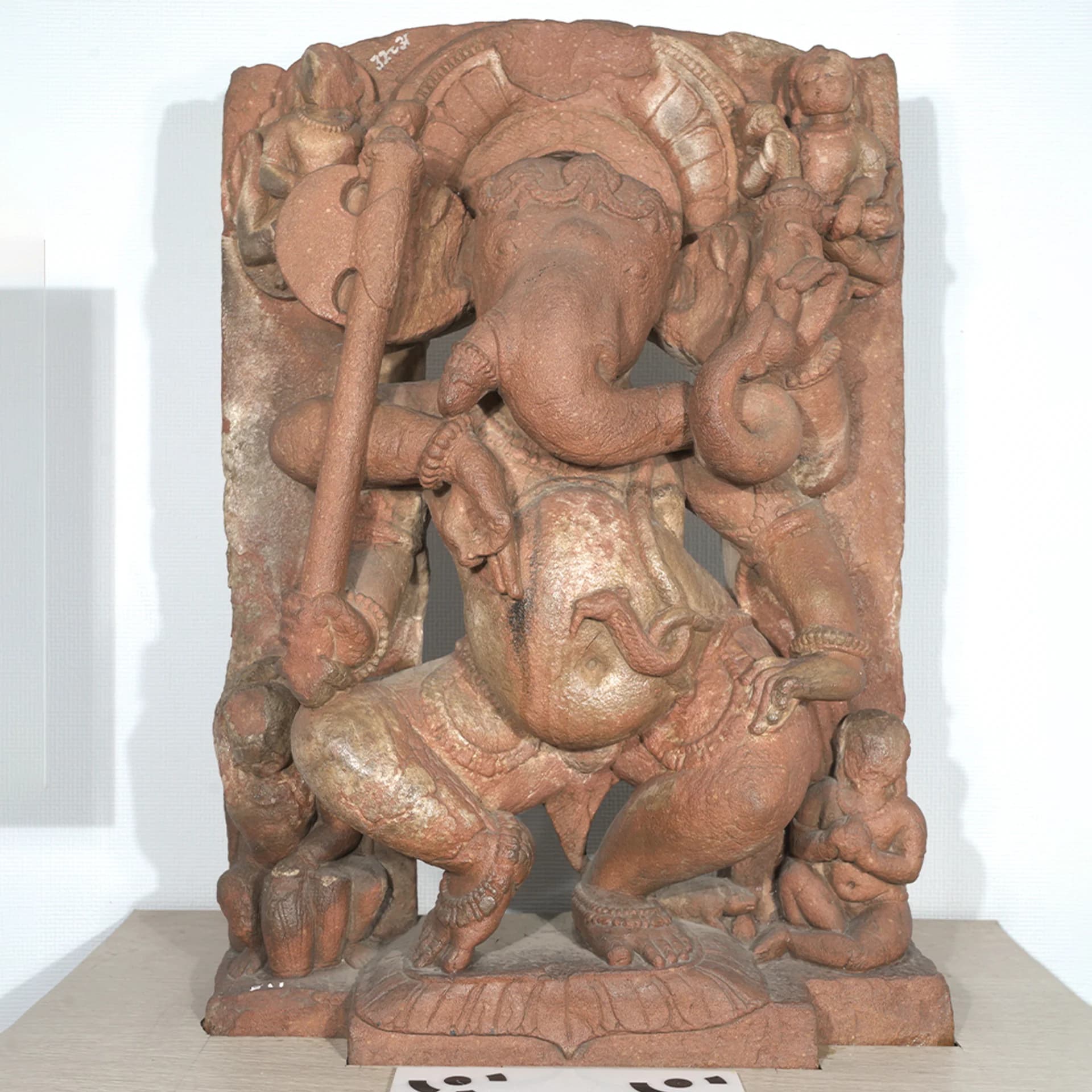 Ganesha Sculpture | 10th Century Hindu Elephant God Temple Art Replica